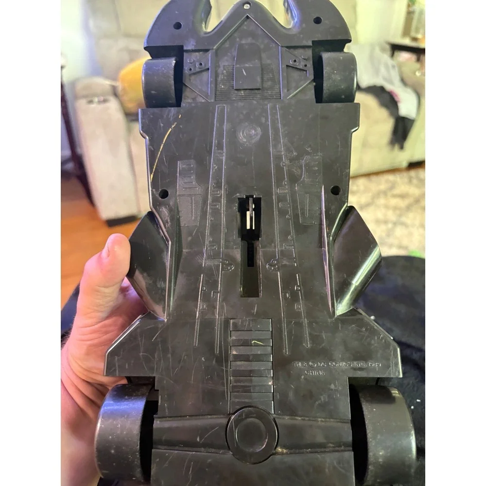 Vintage 1989 DC Comics Batman Batmobile Toy Vehicle Black Tim Burton Era 80s